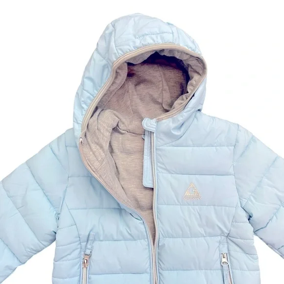 NWT Gerry Poly Jersey Lined Bubble Puffer Winter Jacket in Blue - Size 5 - Picture 9 of 9